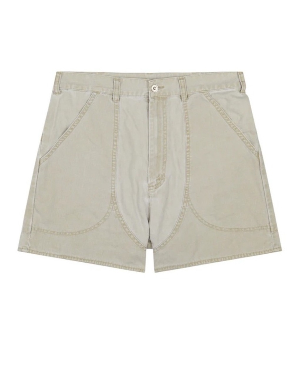 Patagonia Vintage Women's Tan Petal Front Stand Up Cargo Shorts